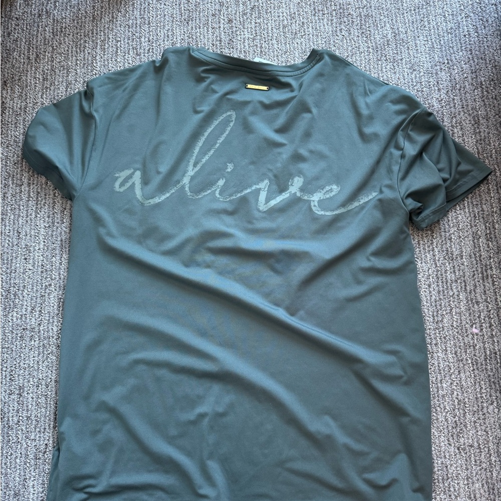 Gymshark Whitney Oversized T-Shirt - eucalyptus green